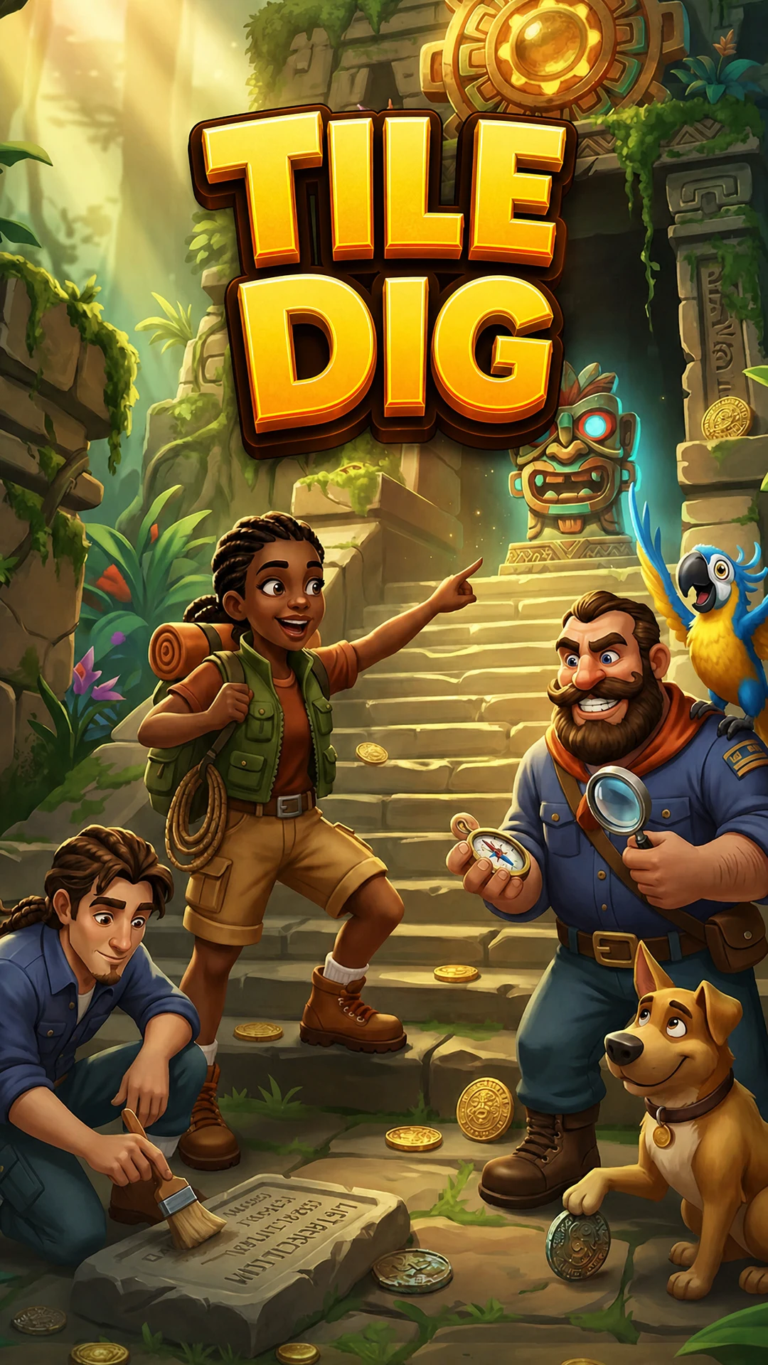 Tile Dig: Ancient Jewel Secret screenshot